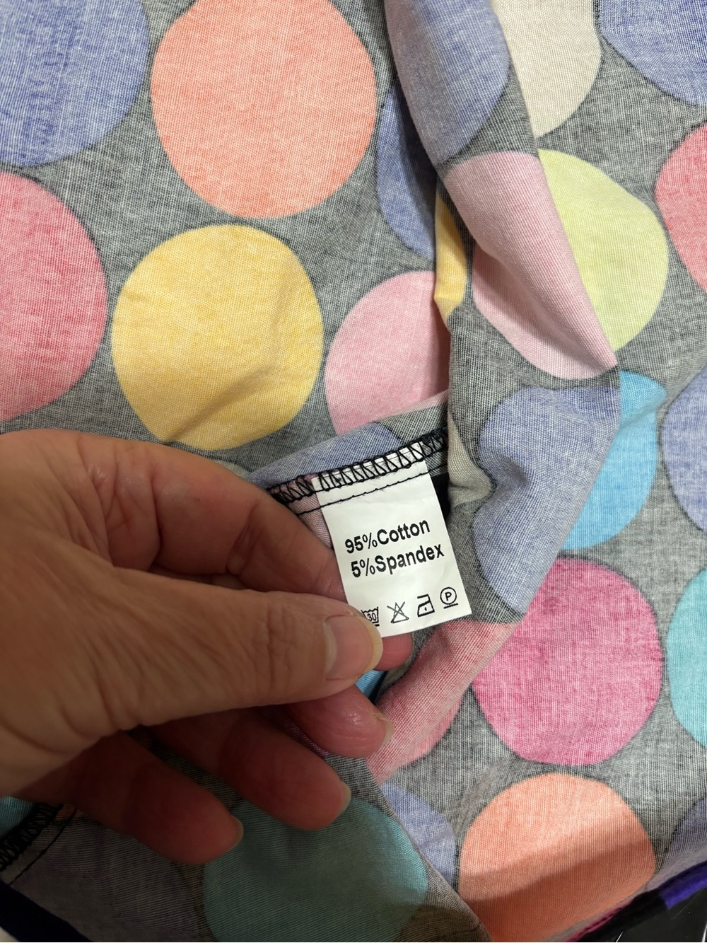 Vintage-Inspired Multicolor Polka Dot Fit & Flare Dress - M - Picture 6 of 10
